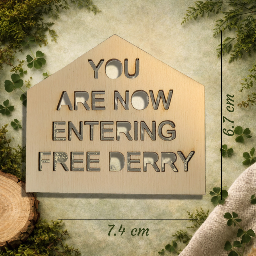 Free Derry Corner - Poplar Wood