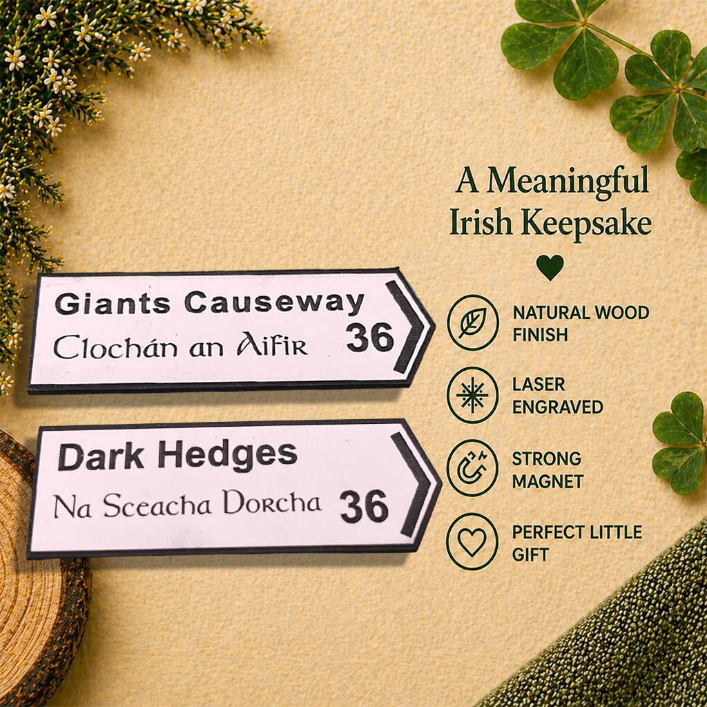 Giant’s Causeway Road Sign Magnet