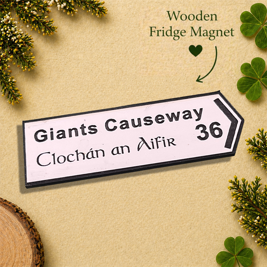 Giant’s Causeway Road Sign Magnet