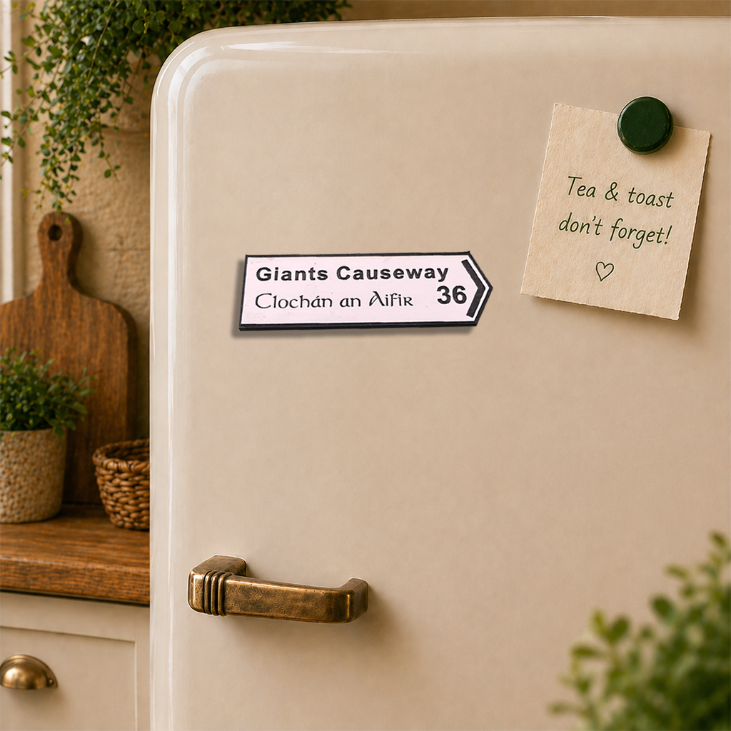 Giant’s Causeway Road Sign Magnet