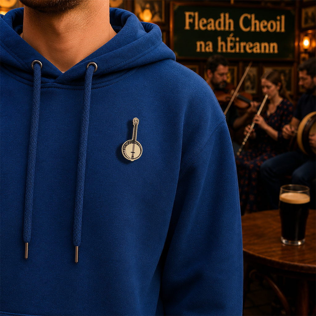 Banjo Lapel Pin | Irish Music Lapel Pin