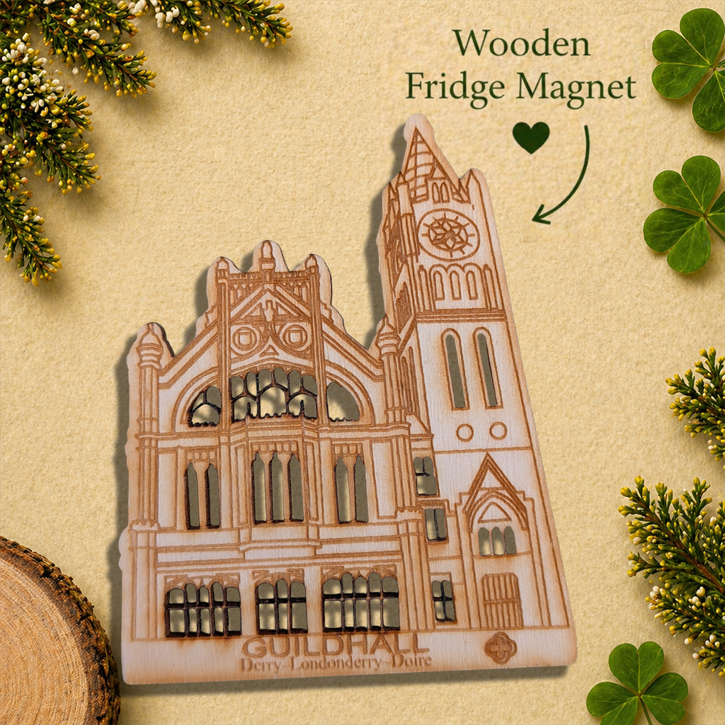 Guildhall Derry Wooden Fridge Magnet