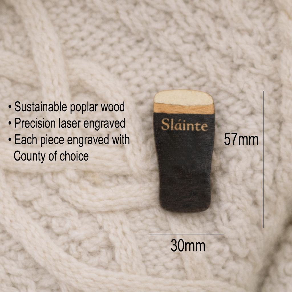 Slainte Pint Pin
