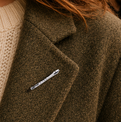 Tin Whistle Pin  | Irish Music Lapel Pin