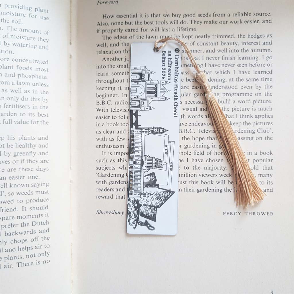 Personalised Comhaltas Fleadh Cheoil Belfast / Béal Feirste Bookmark