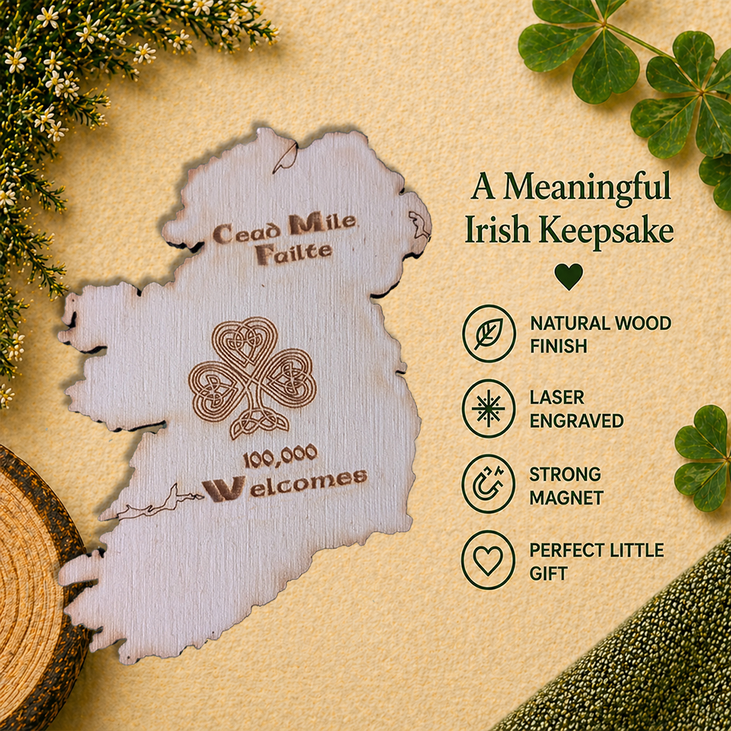 Céad Míle Fáilte Fridge Magnet