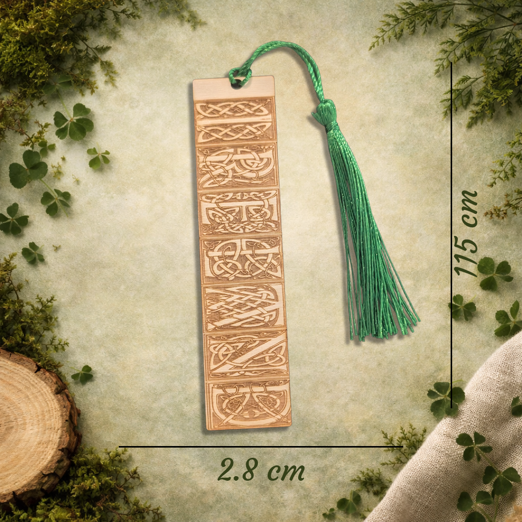 Irish Celtic Poplar Wood Bookmark