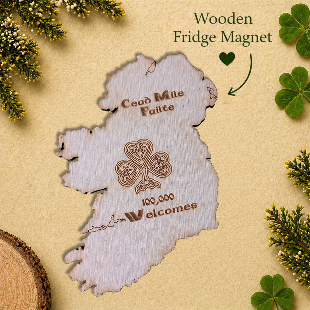 Céad Míle Fáilte Fridge Magnet