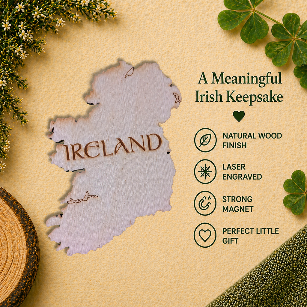 Ireland Map Fridge Magnet