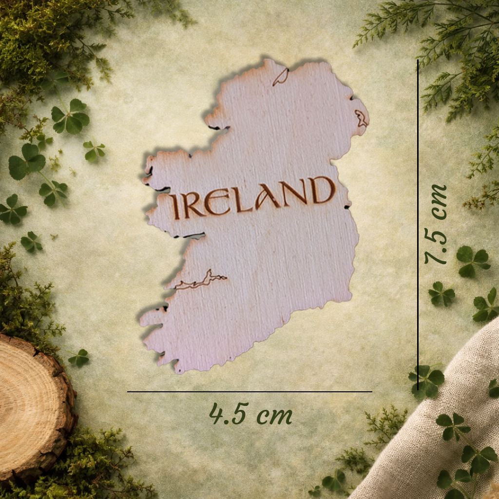 Ireland Map Fridge Magnet