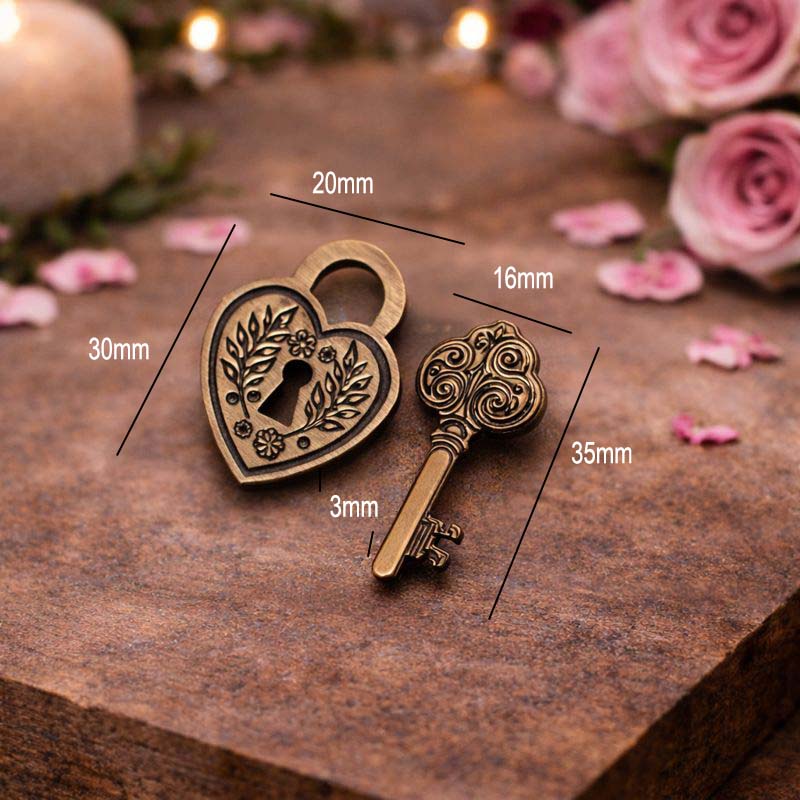 Heart Lock & Key Keepsake – Symbol of Love