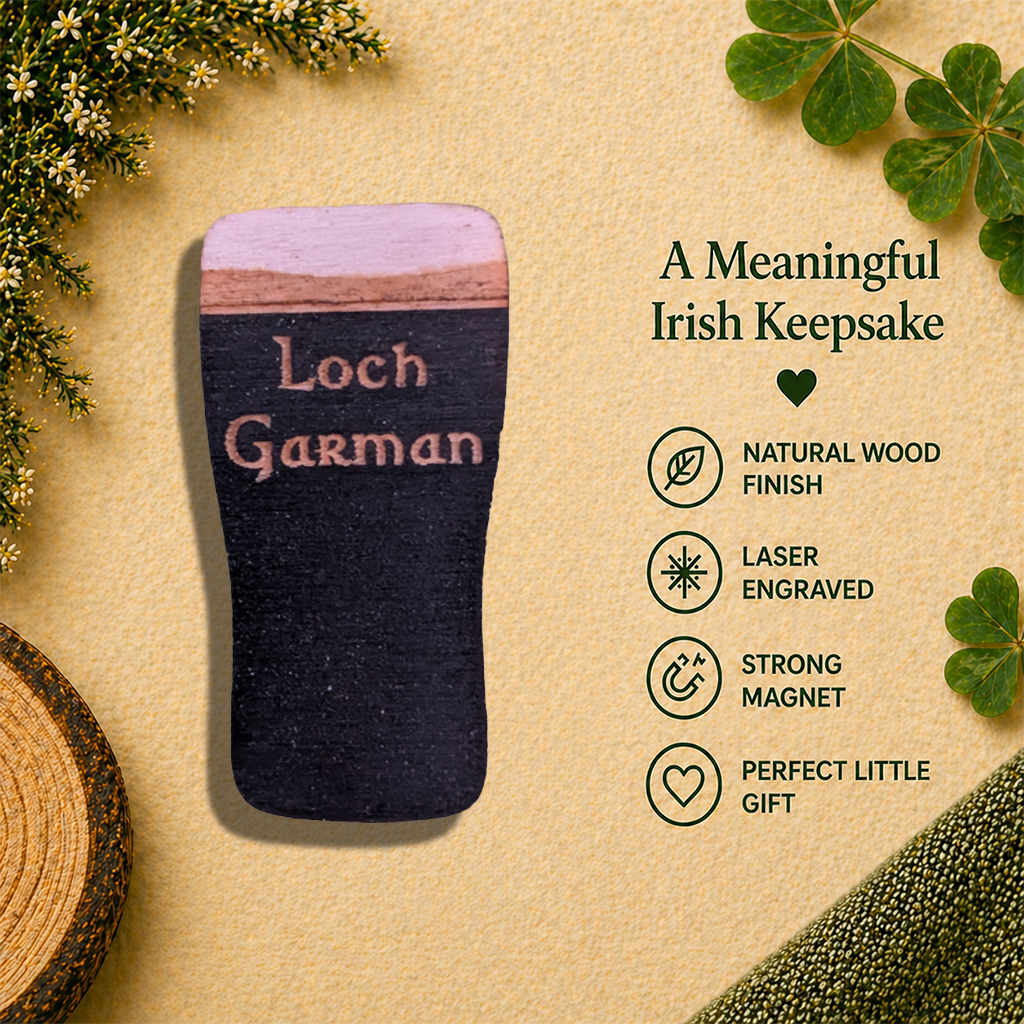 “Loch Garman” Wooden Fridge Magnet