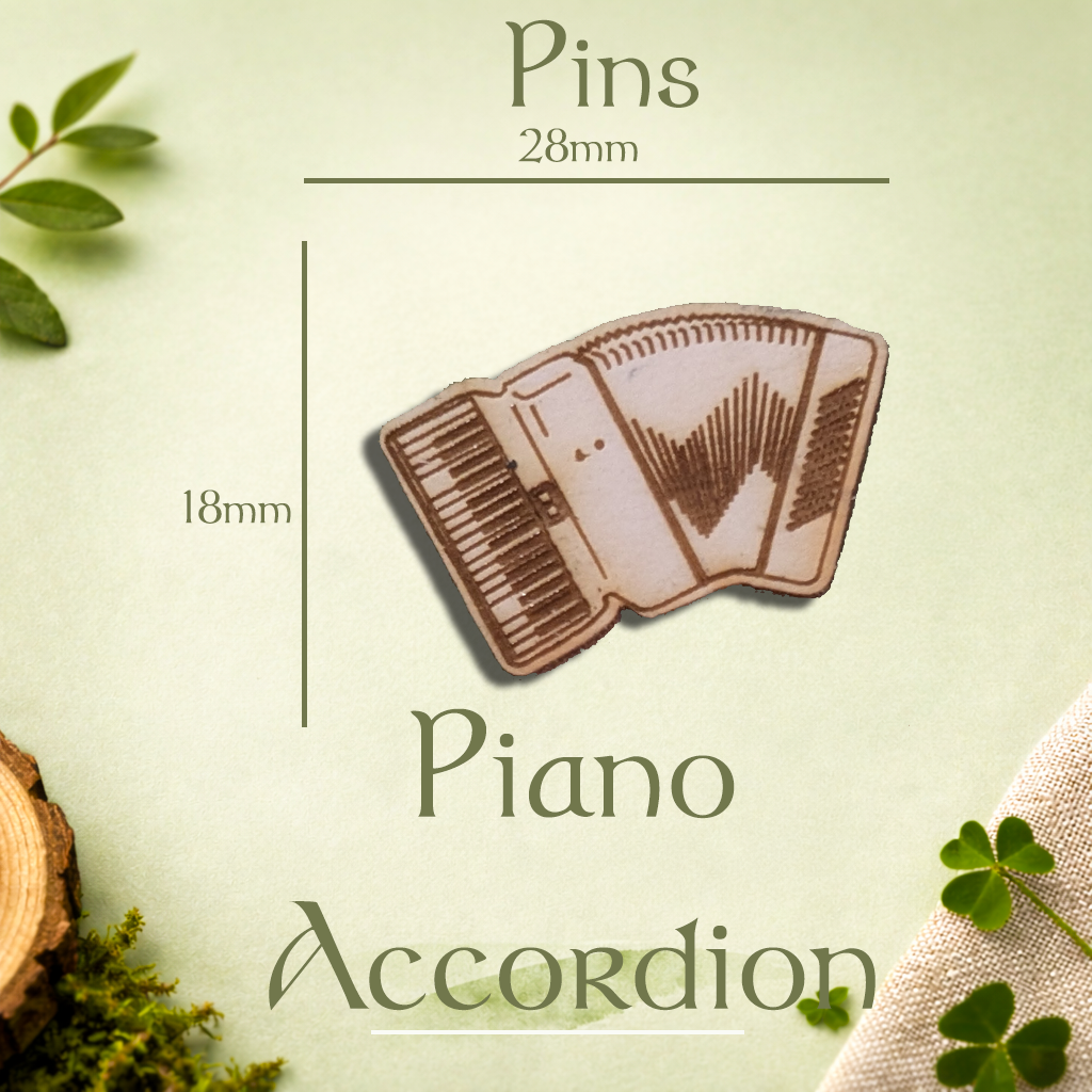 Piano Accordion Lapel pin
