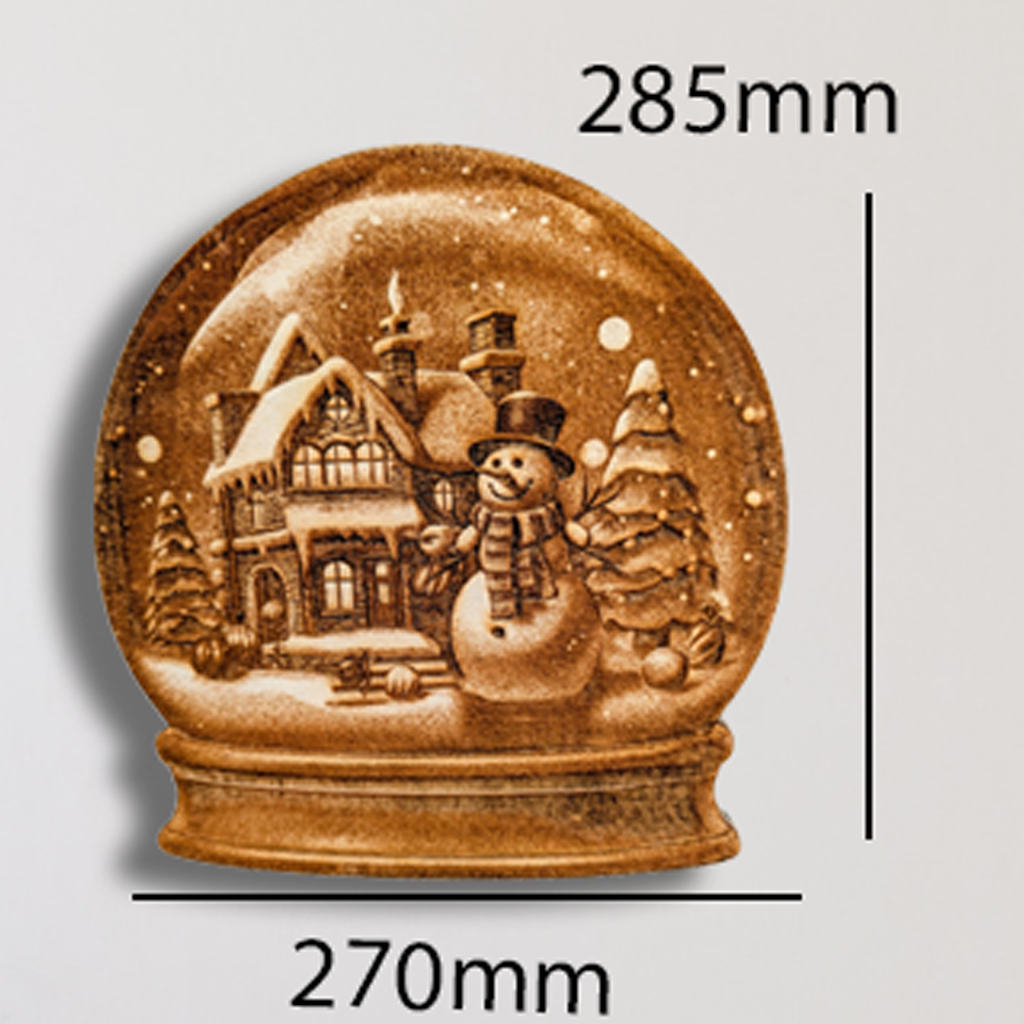 Snowman Scene Wall Art