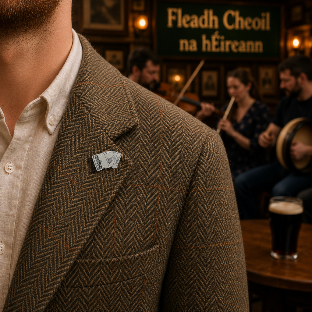 Piano Accordion Lapel pin