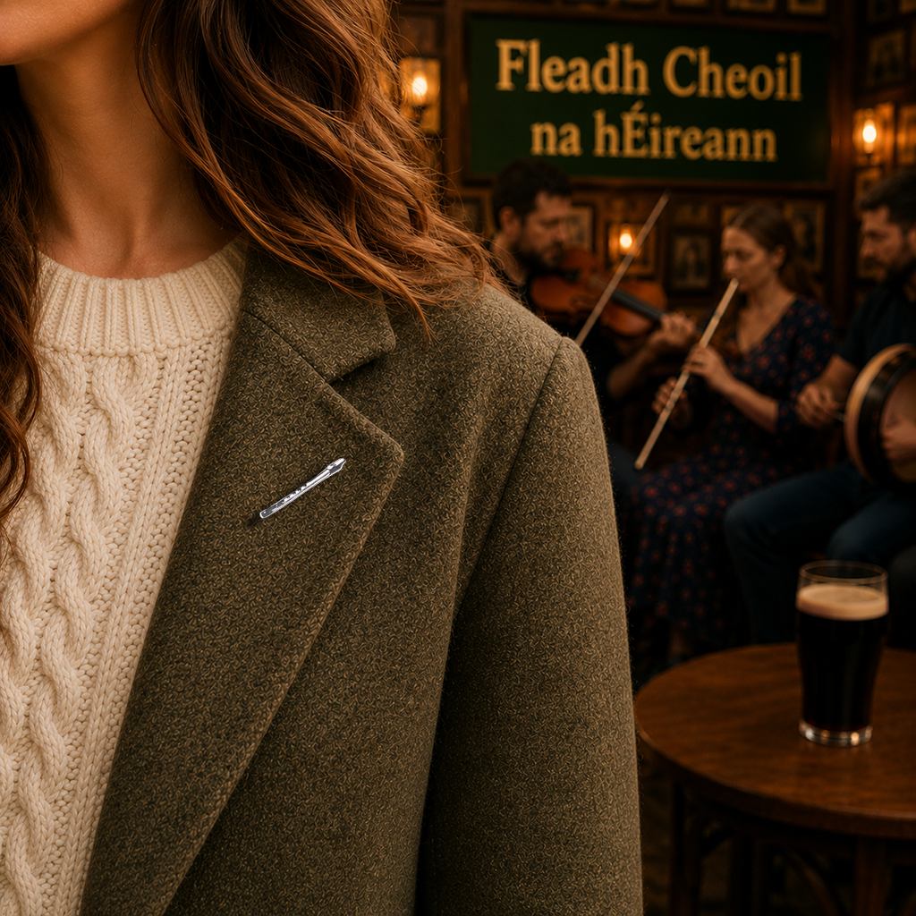 Tin Whistle Pin  | Irish Music Lapel Pin