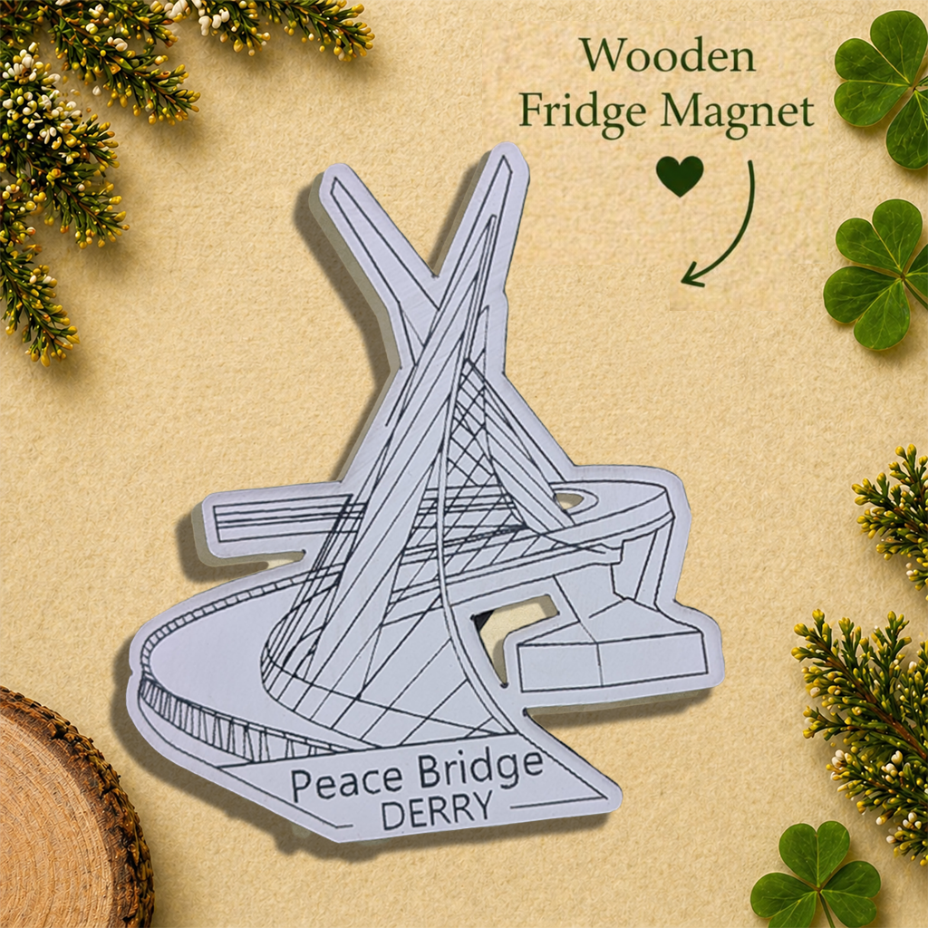 Peace Bridge Derry Fridge Magnet