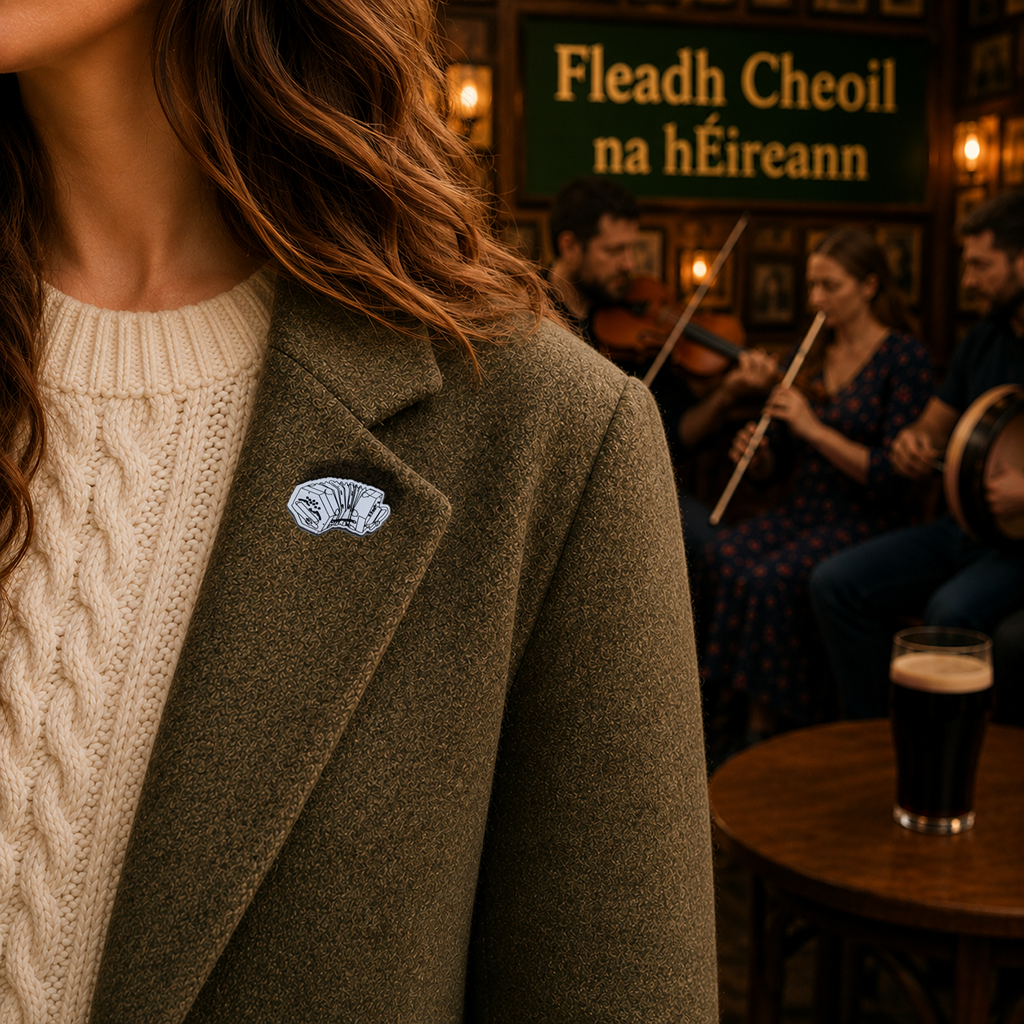 Concertina Lapel Pin | Irish Music Lapel Pin