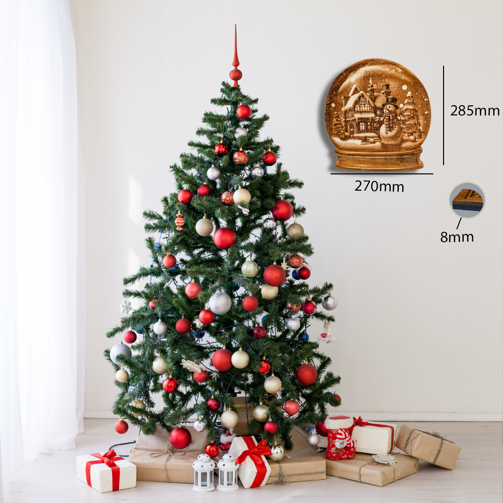 Snowman Scene Wall Art