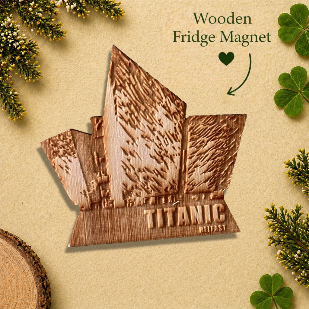 Titanic Belfast Wooden Fridge Magnet