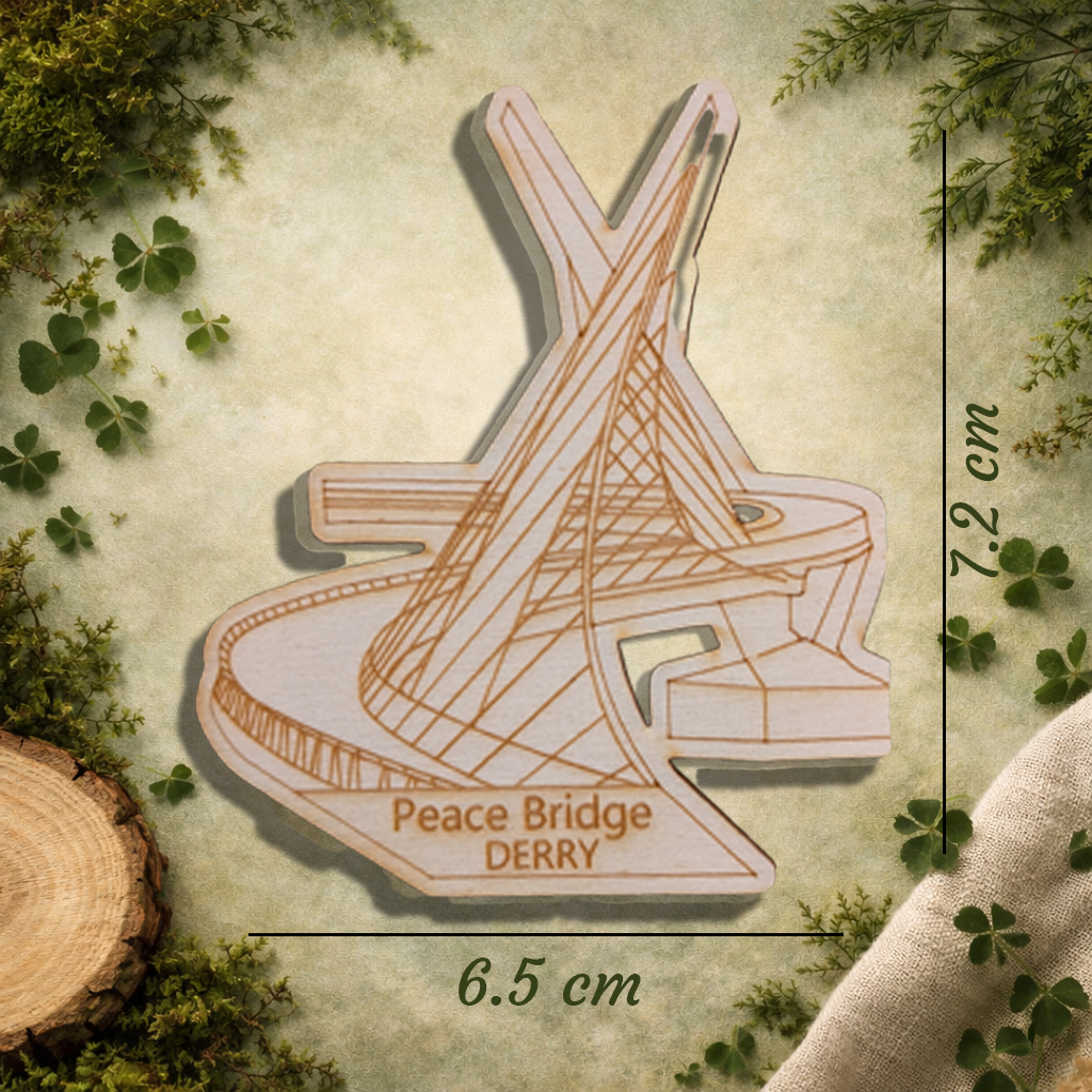 Peace Bridge Derry Fridge Magnet